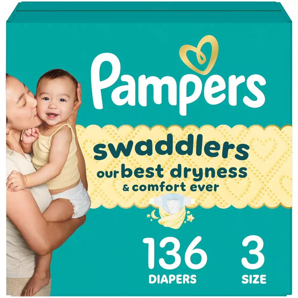 Pampers Swaddlers Diapers – Size 3 – 136ct Comfort