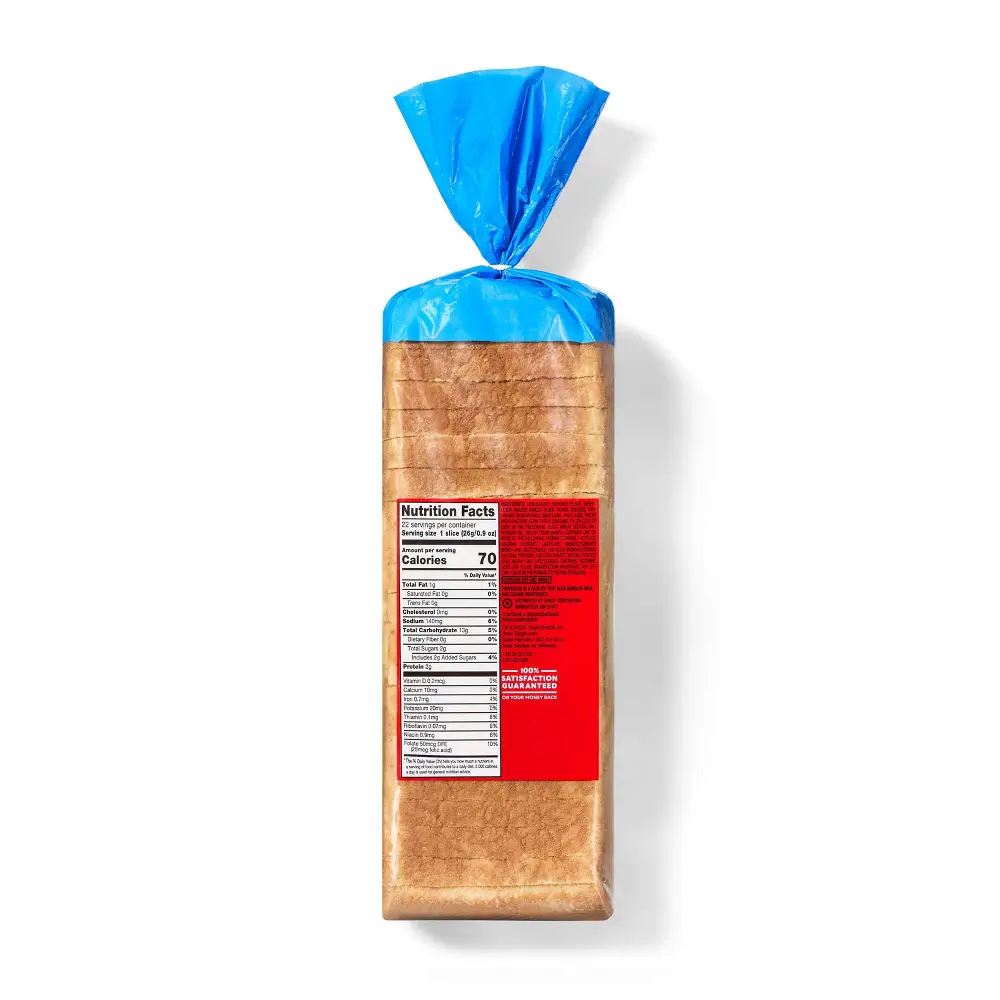 Market Pantry White Sandwich Bread Soft Sliced - 20oz - Image 2