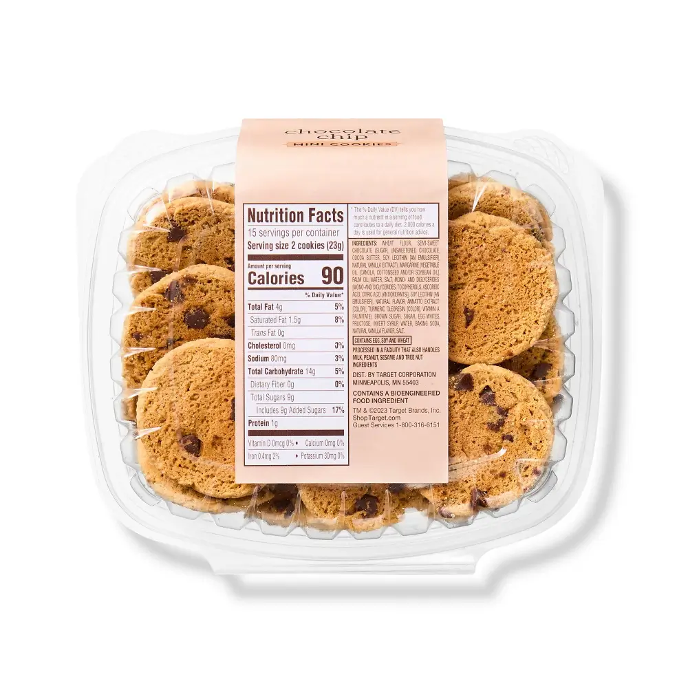 Favorite Day Mini Chocolate Chip Cookies Sweet Snack - Image 3