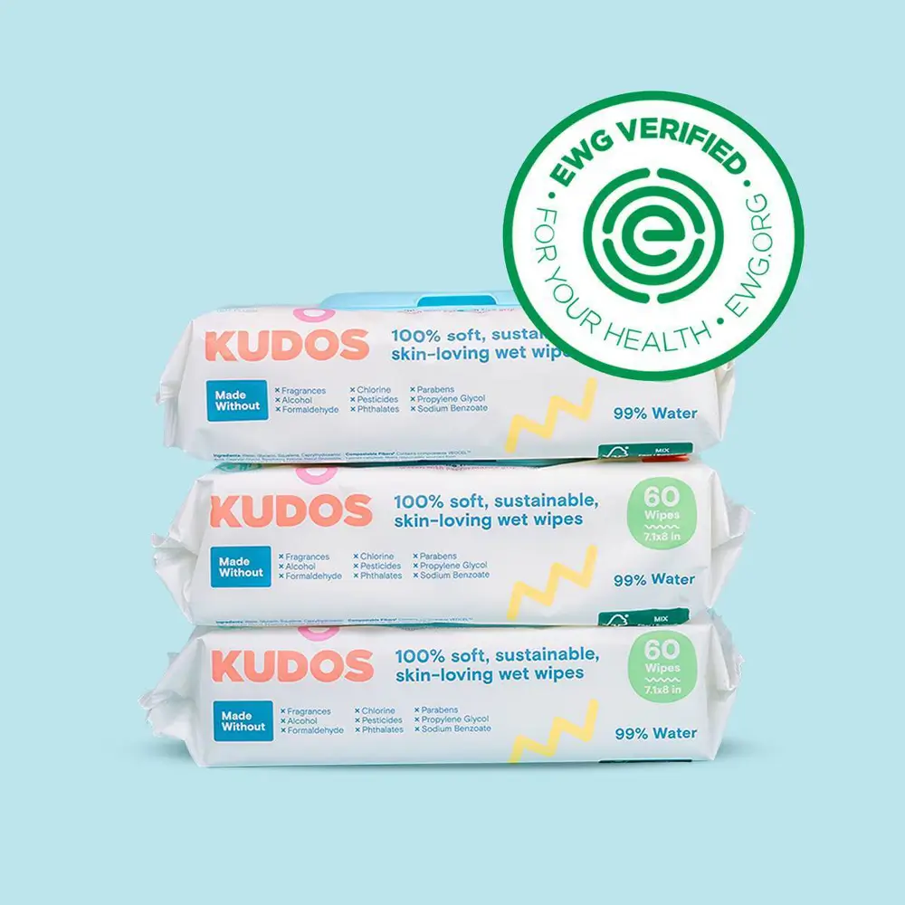 Kudos Soft Gentle Wet Wipes for Sensitive Skin - 180ct/3pk - Image 3