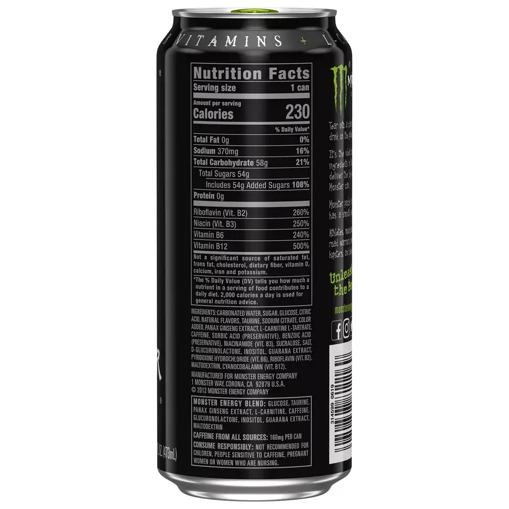 Monster Energy Original – 12pk/16 fl oz Cans Big Pack - Image 2