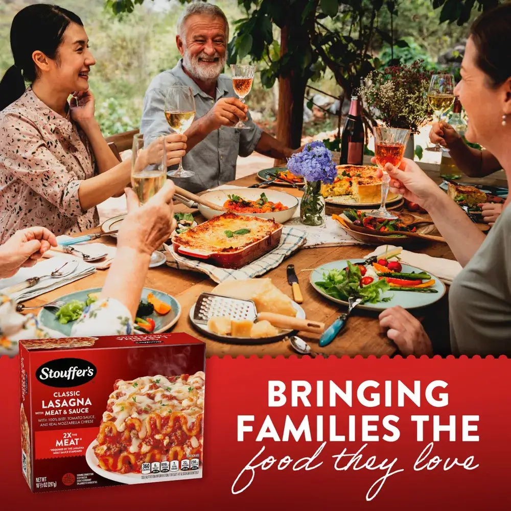 Stouffer’s Frozen Lasagna Meal with Meat & Sauce Classic Recipe - Image 3
