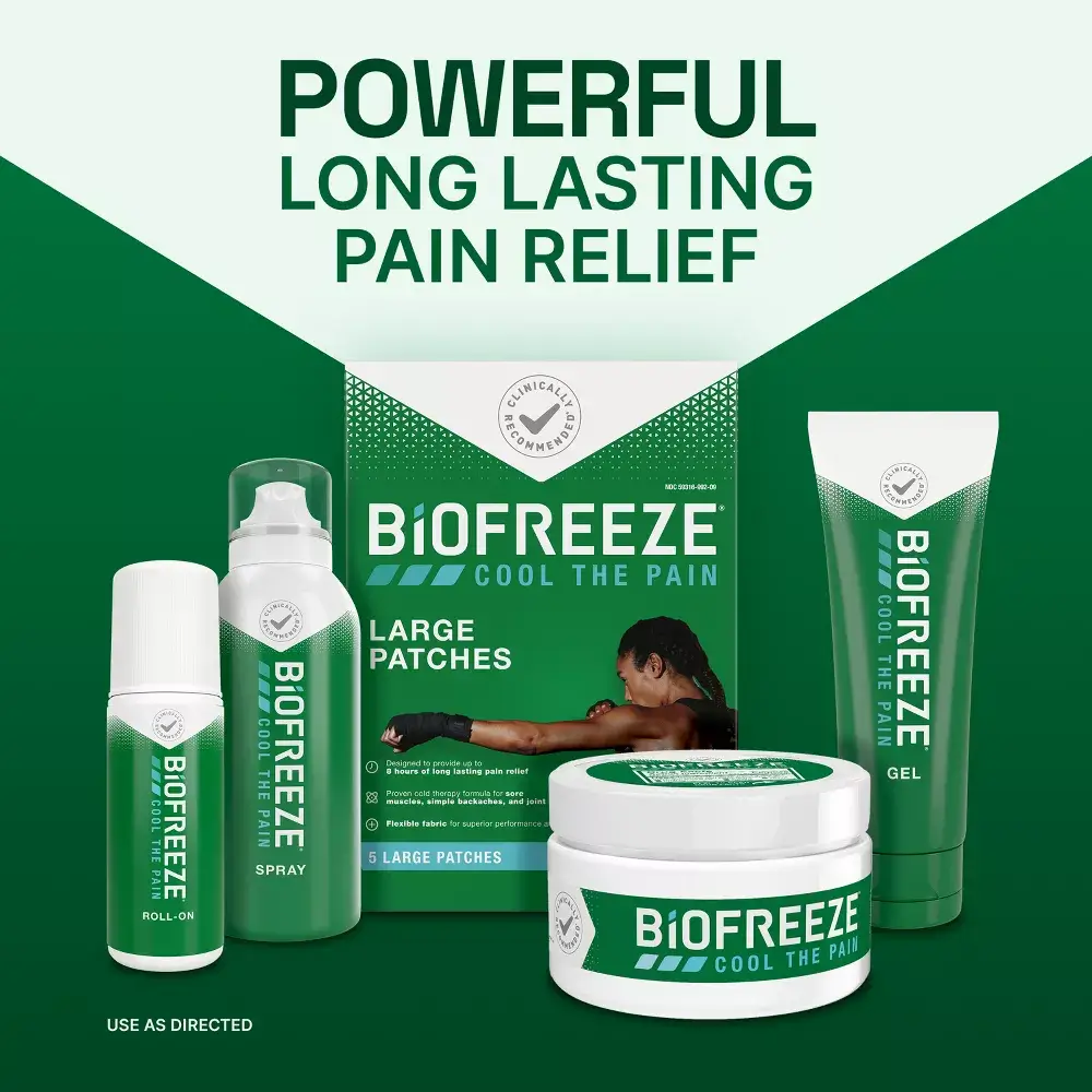 Biofreeze Pain Relieving 360 Spray Instant Cooling Relief - Image 2