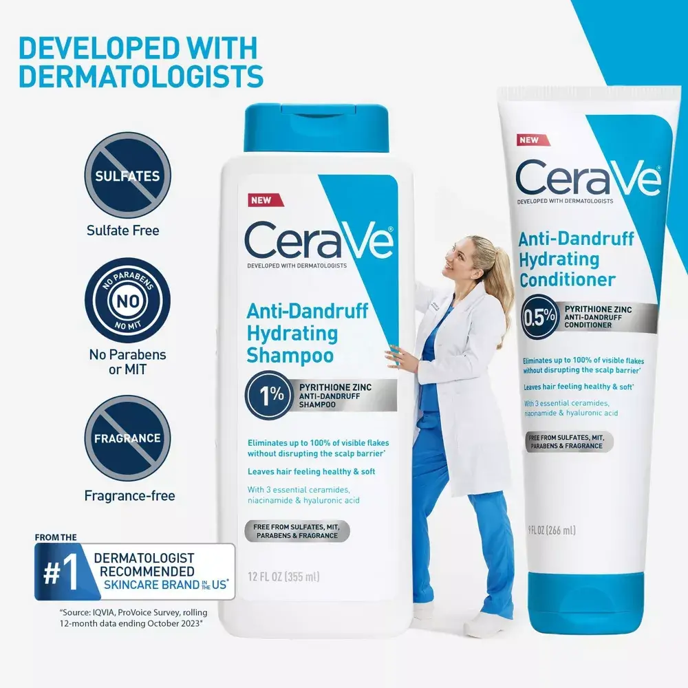 CeraVe Anti-Dandruff Scalp Care Shampoo Daily Care - Image 3