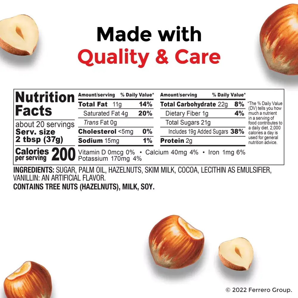 Nutella Chocolate Hazelnut Spread – 13oz Creamy Spread - Image 3