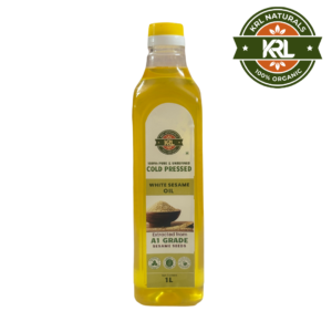 KRL Naturals Cold Pressed White Sesame Oil 1L | 100% Pure & Unrefined